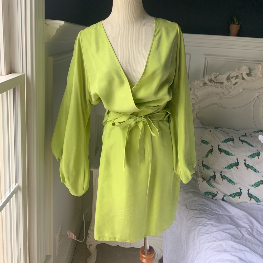 Josie Natori silk cocktail dress